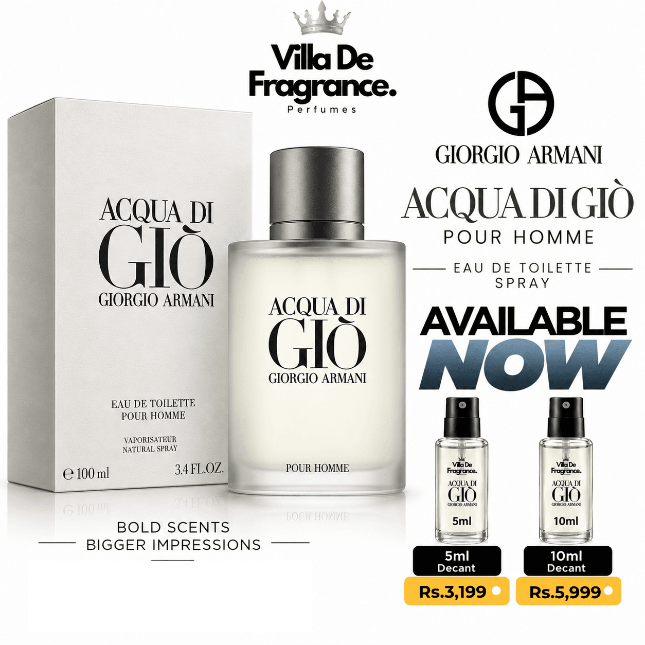 Giorgio Armani Acqua di Giò Pour Homme decant