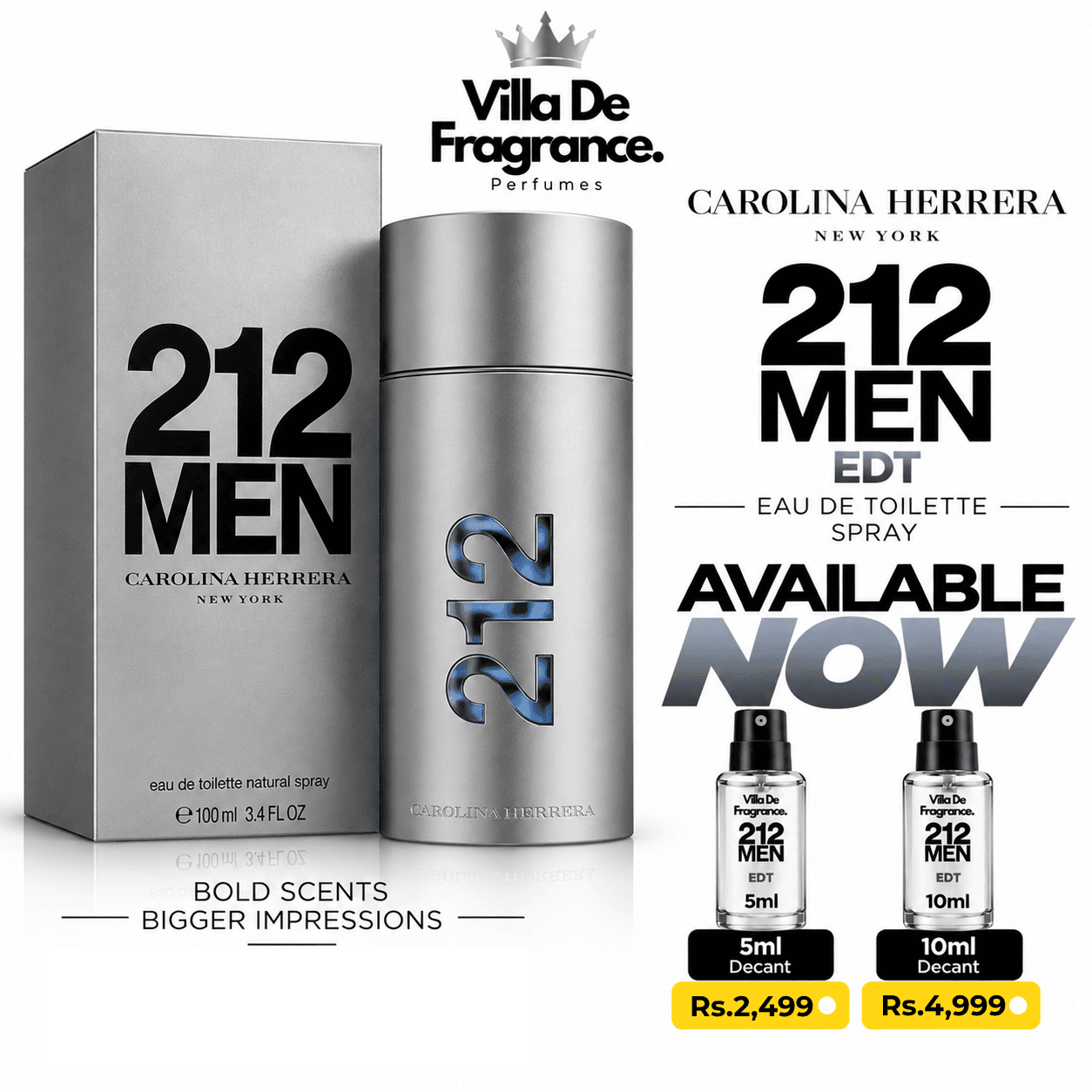 Carolina Herrera 212 Men decant