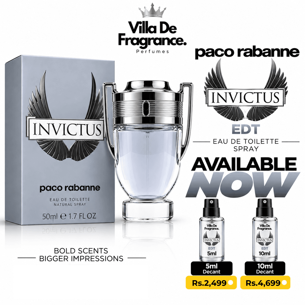 Paco Rabanne Invictus decant